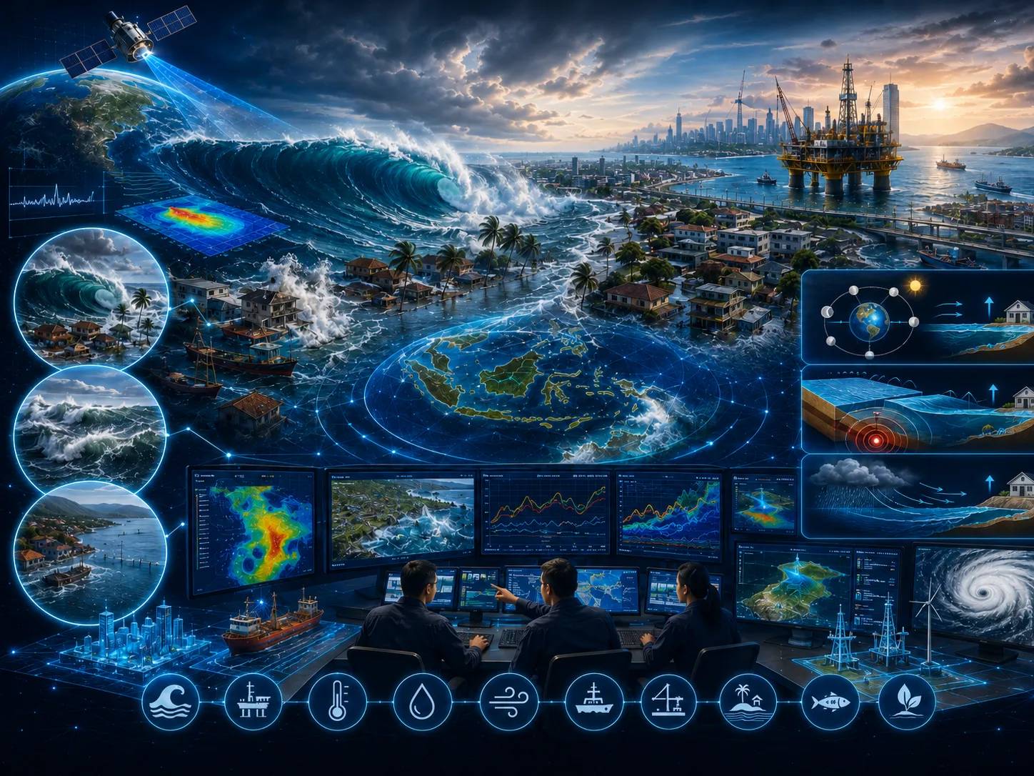 Wave, Tide, and Tsunami Flooding visual