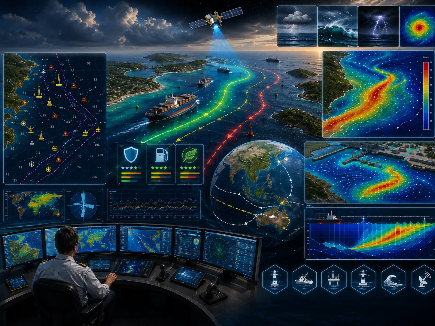 Shipping Route Determination visual