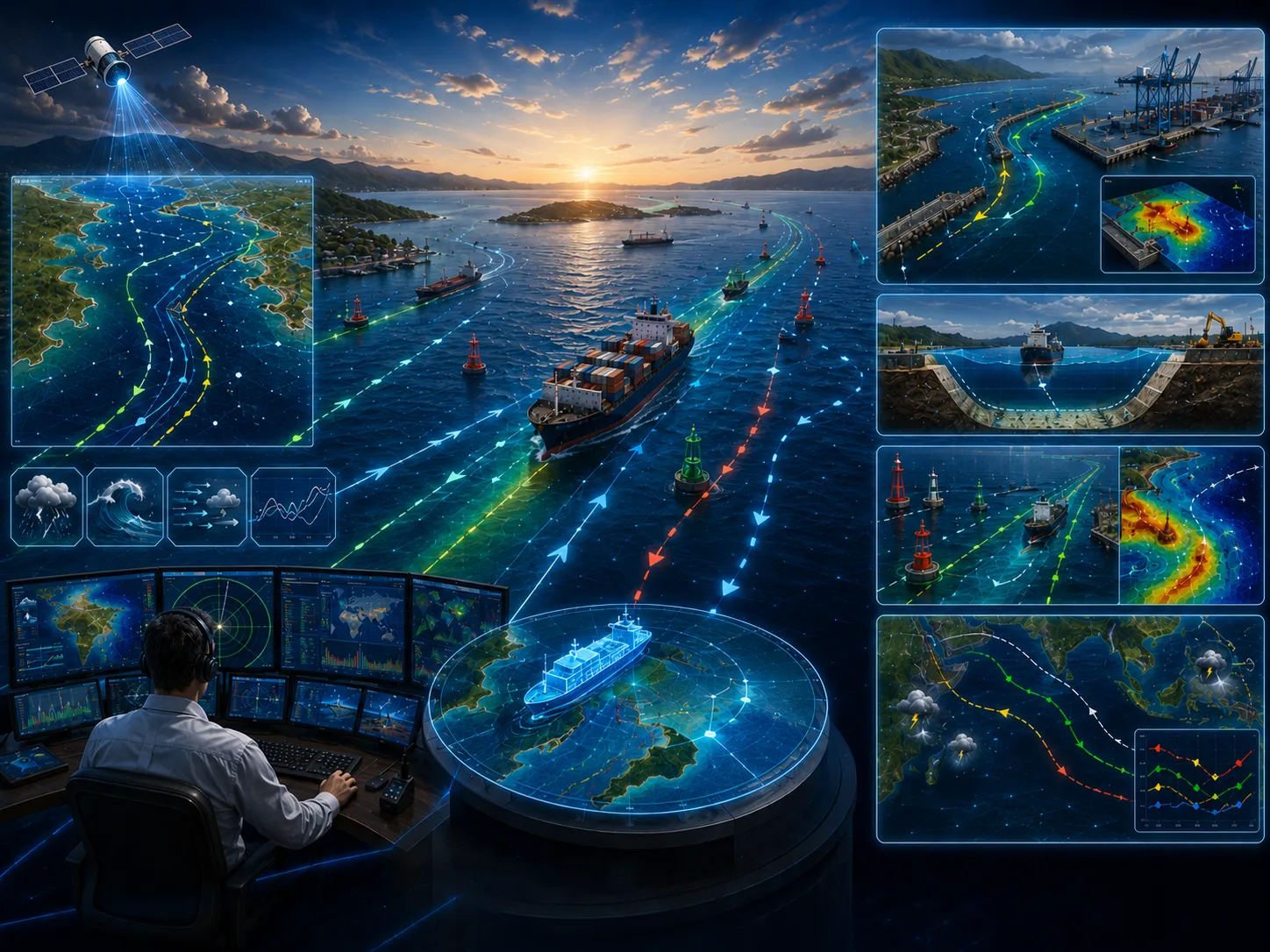 Shipping Routes visual