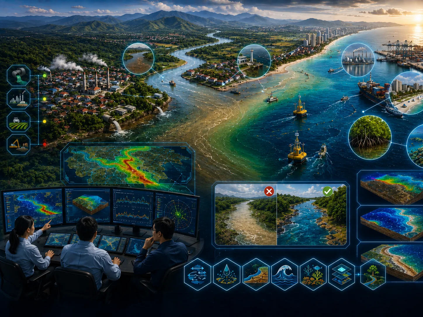 Estuary and Coastal Water Quality visual