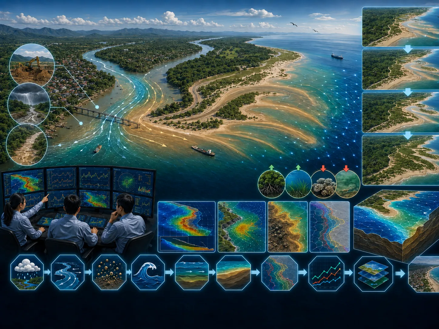 Coastal Accretion visual