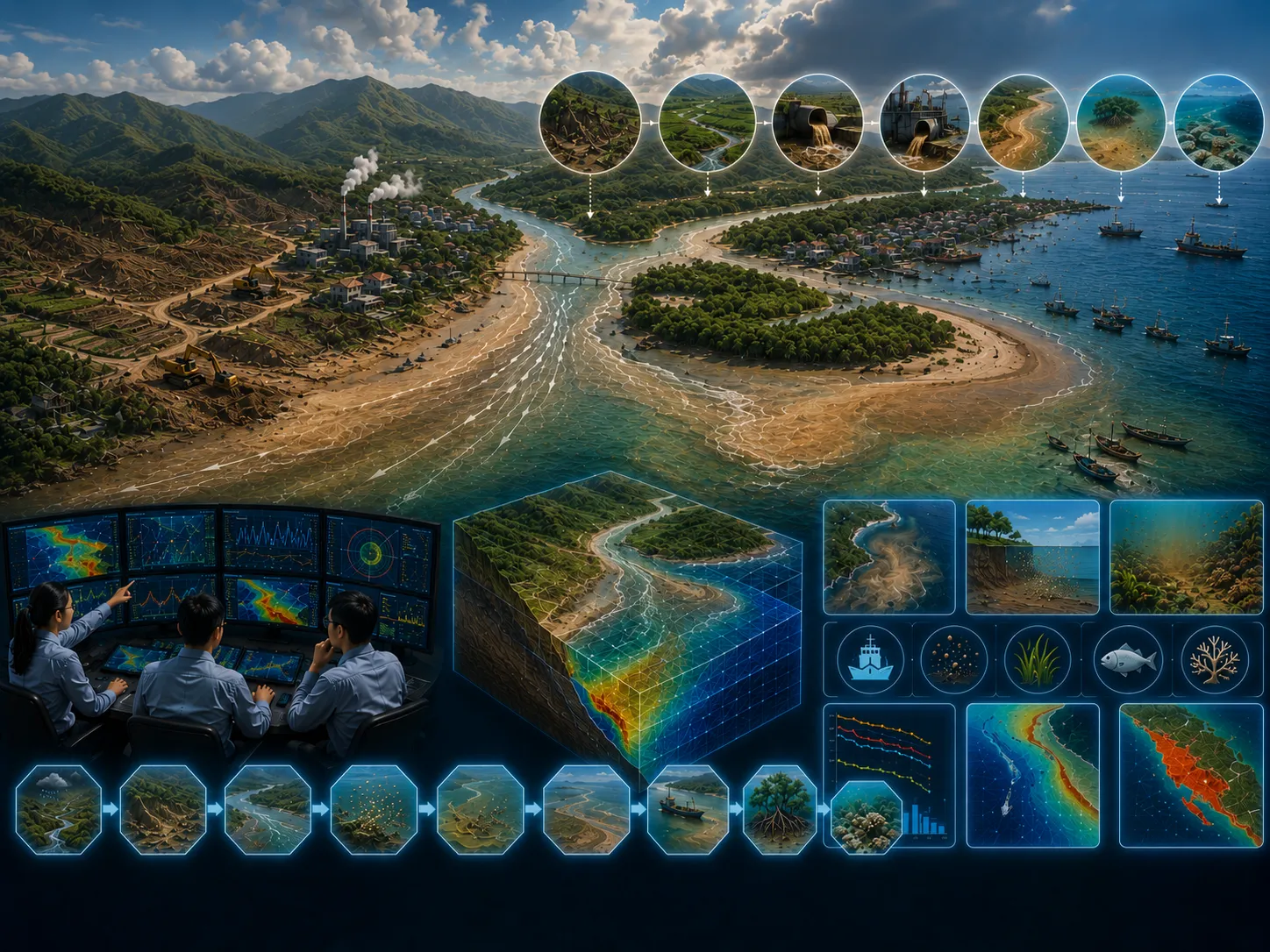 River Sedimentation visual