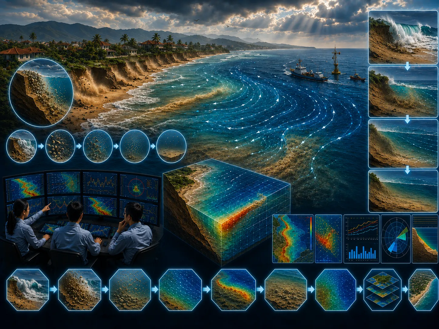 Coastal Erosion Sedimentation visual