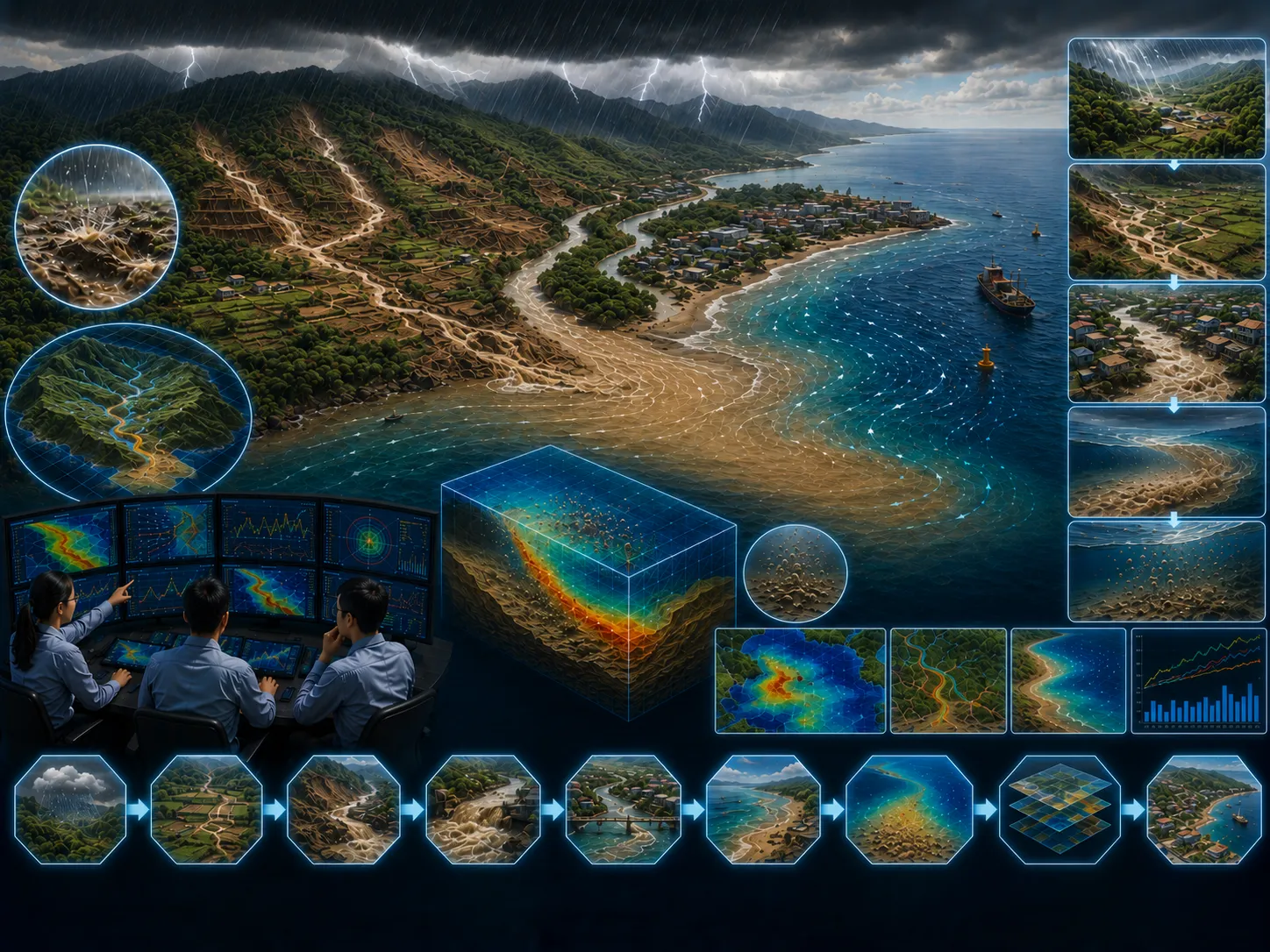 Surface Runoff Sedimentation visual