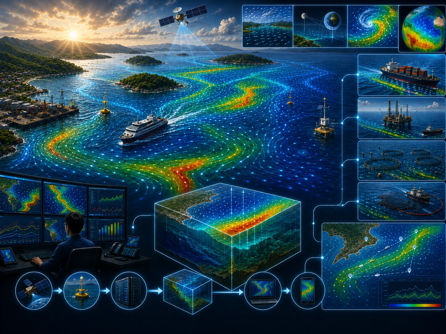 Surface Ocean Current Prediction visual