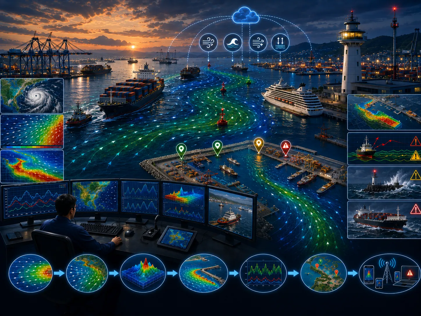 Port Early Warning System visual