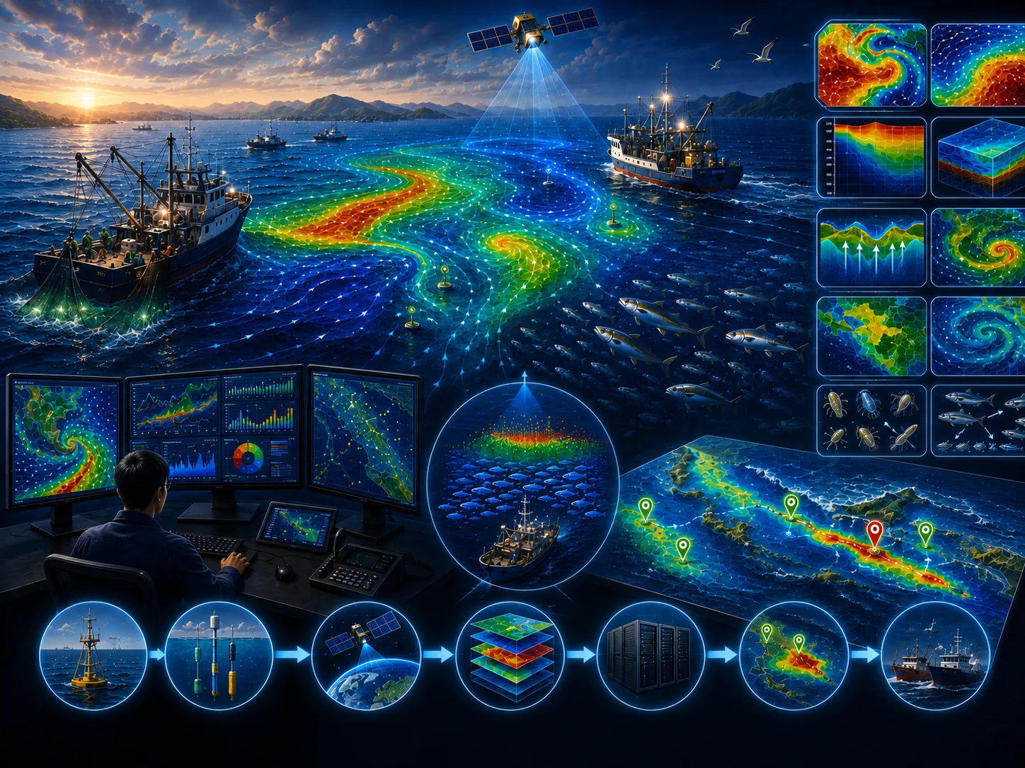 Potential Fishing Ground Forecasting visual