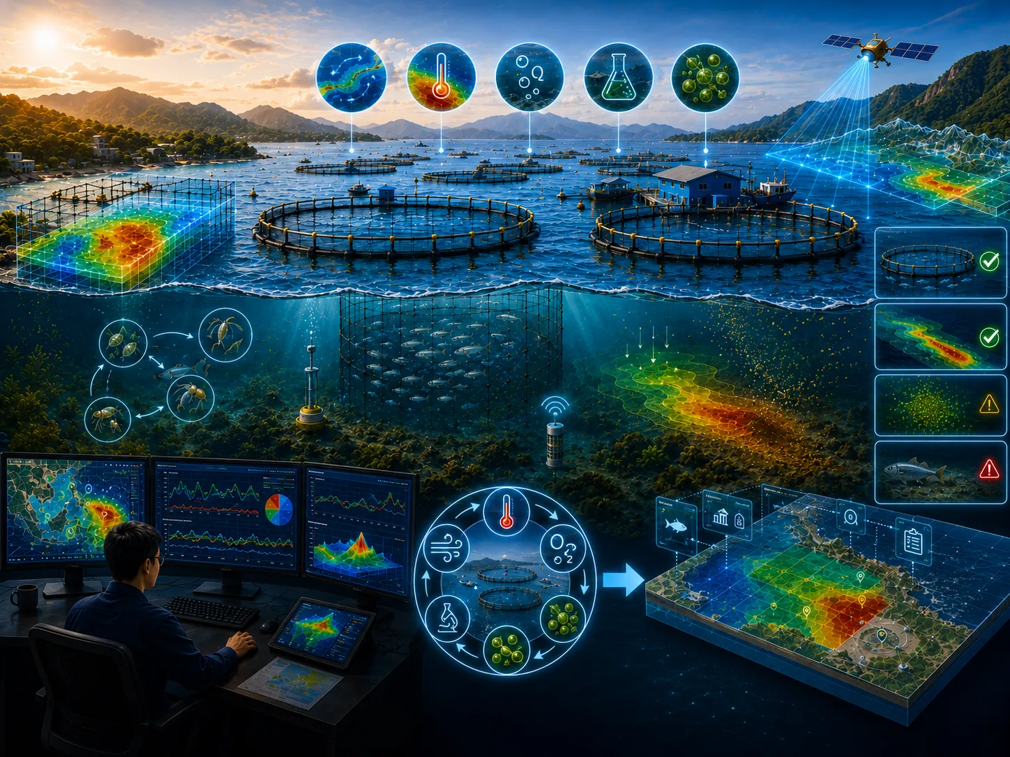 Marine Aquaculture and Environmental Carrying Capacity visual
