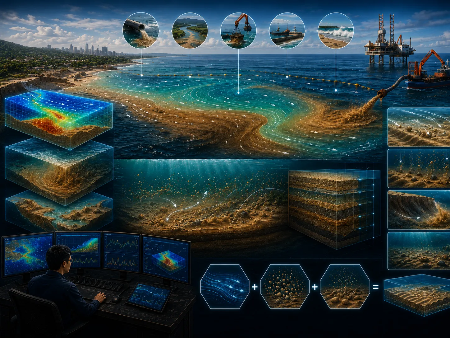 Bottom Sediment Transport Module visual