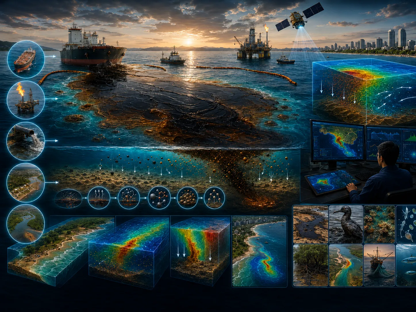 Oil Spill Analysis Module visual