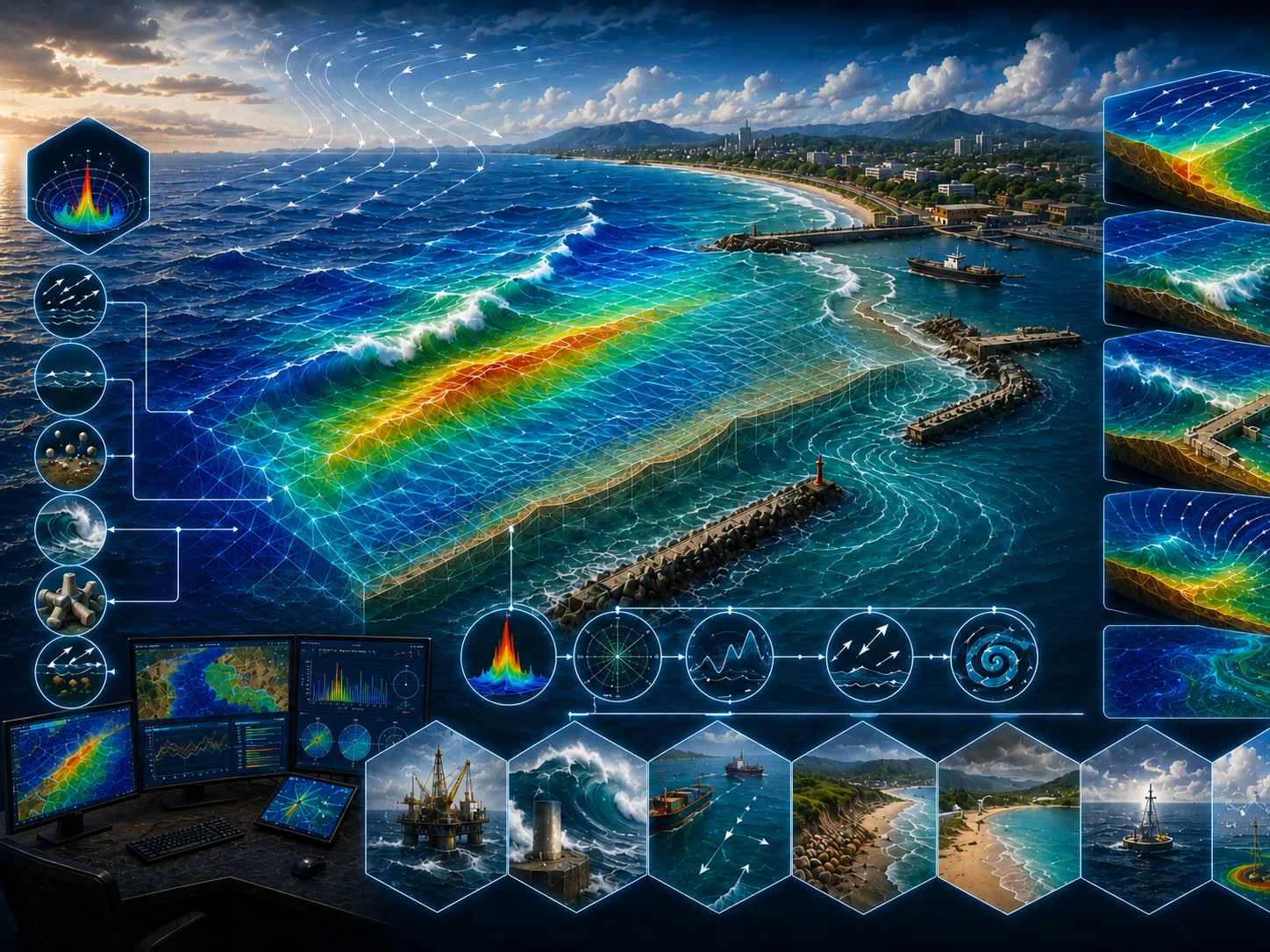 Shallow-Water Spectral Wave Model visual