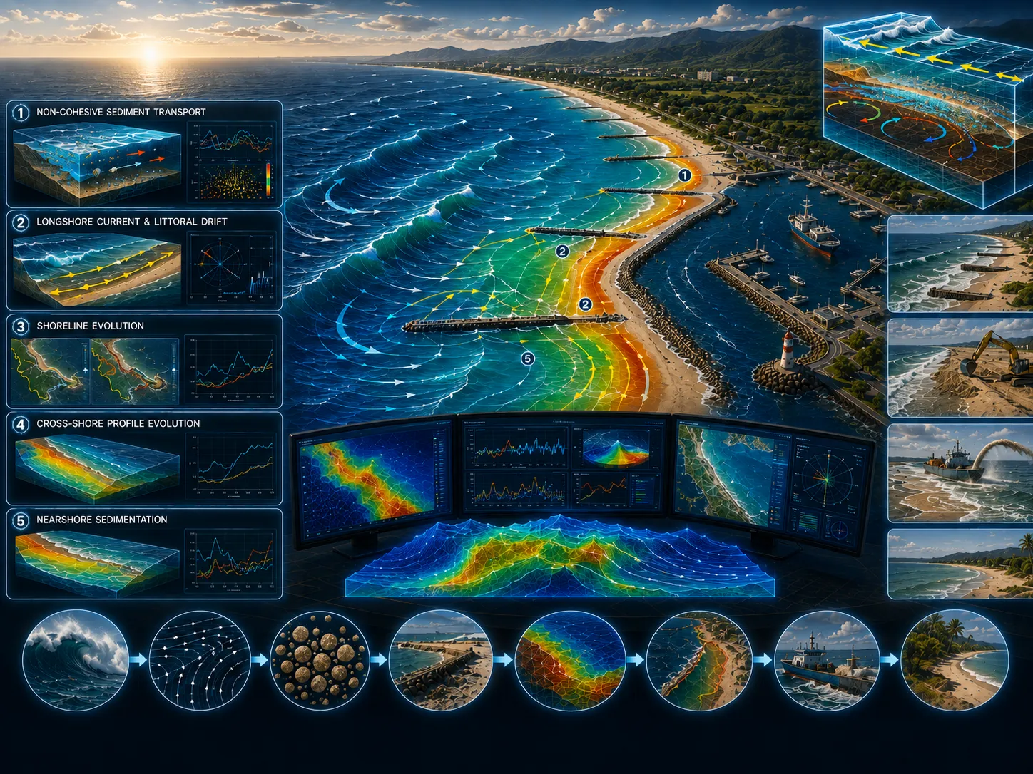 Littoral Processes and Shoreline Dynamics visual