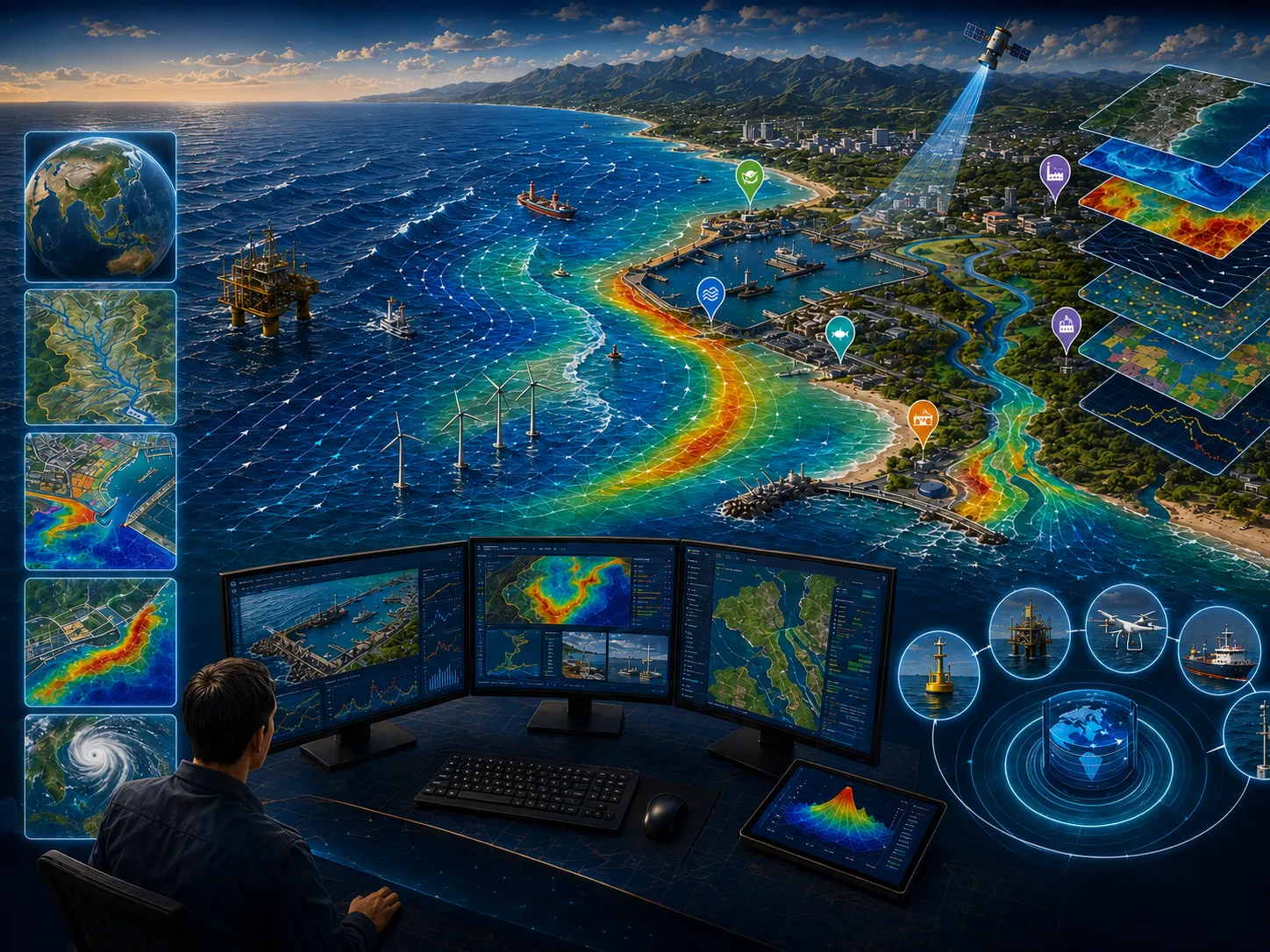 Marine GIS visual