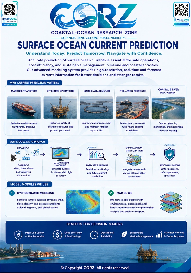 Leaflet Surface Ocean Current Prediction