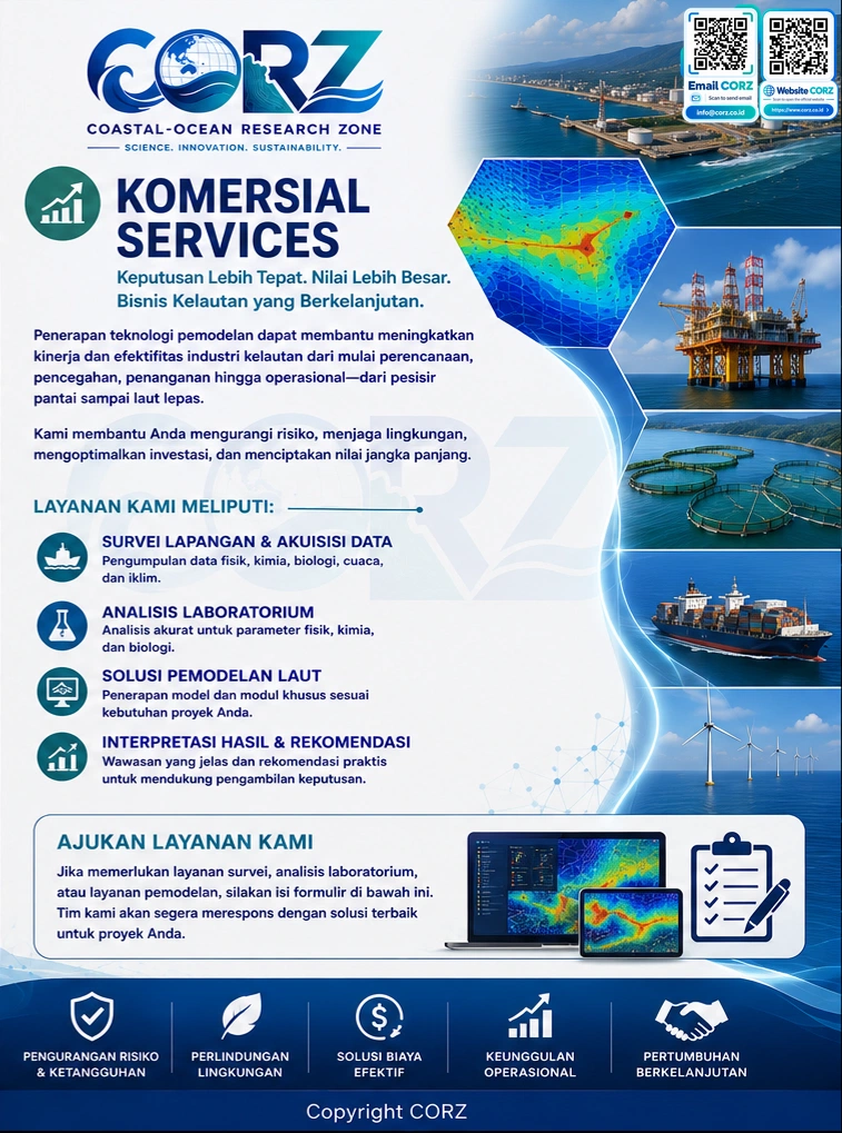 Leaflet Layanan Profesional untuk Proyek Pesisir dan Kelautan